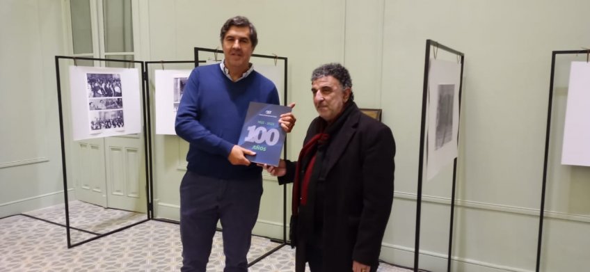 La Cámara Empresaria inauguró el Salón Verde y presentó el libro de los 100 años